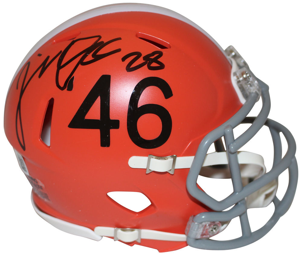 Jeremiah Owusu-Koramoah Signed Browns 1946 Speed Mini Helmet Beckett