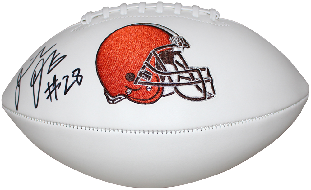 Jeremiah Owusu-Koramoah Signed Cleveland Browns Logo Football BAS