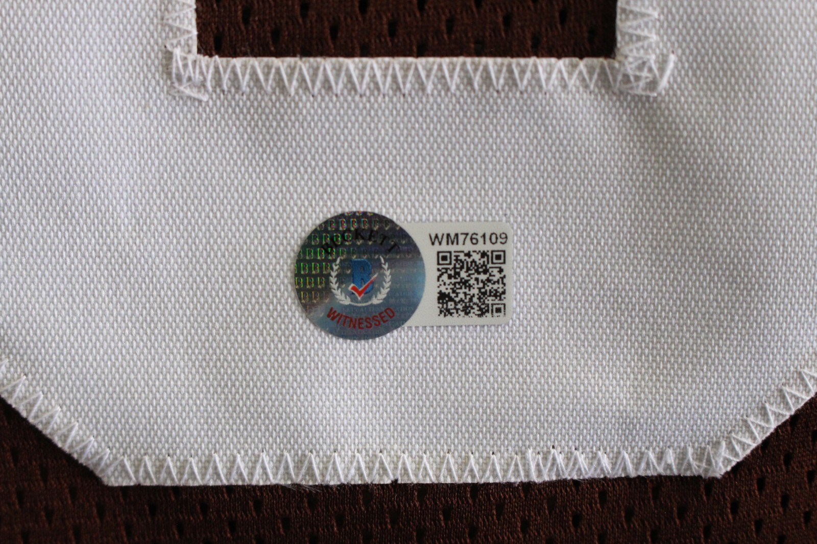 Jeremiah Owusu-Koramoah Autographed Pro Style Size XL Brown Jersey Beckett 59446 3 Jeremiah Owusu-Koramoah Autographed Pro Style Size XL Brown Jersey Beckett 59446