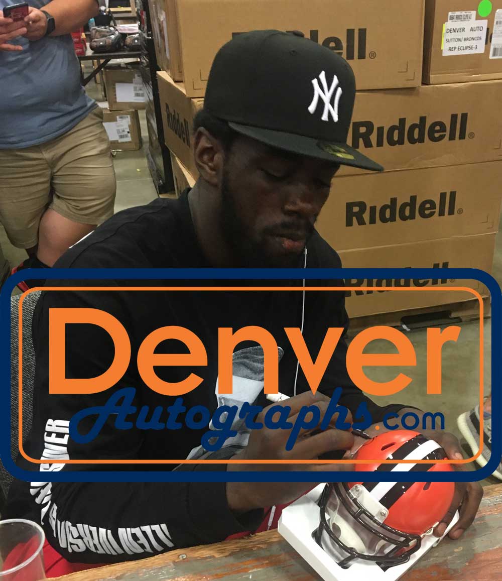 Jeremiah Owusu-Koramoah Signed Cleveland Browns Speed Mini Helmet BAS
