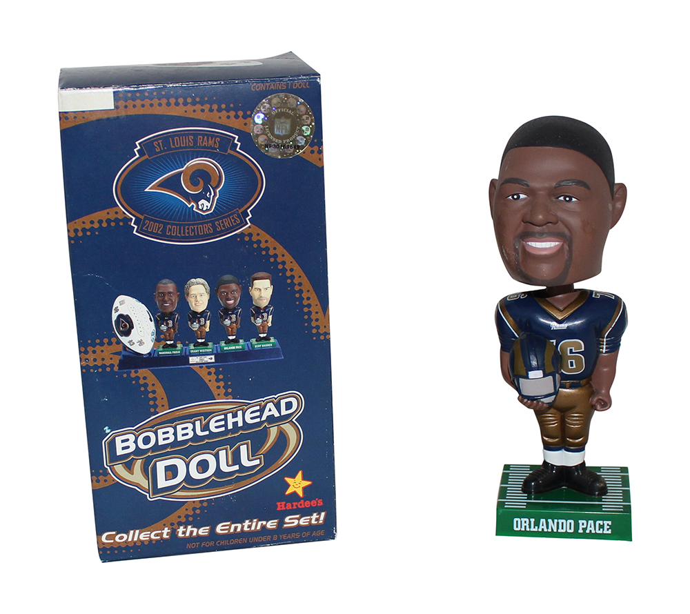 Orlando Pace St Louis Rams Hardees Bobblehead Collectible 32247
