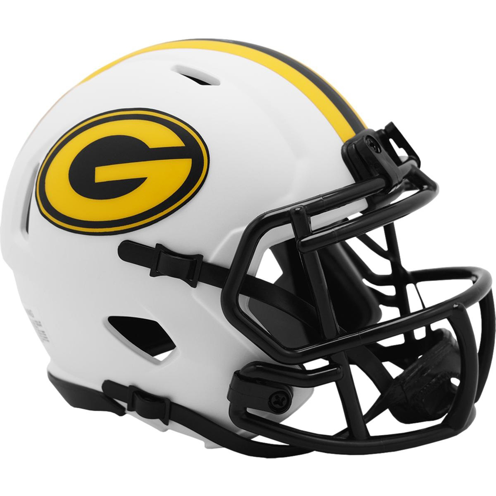 Green Bay Packers Lunar Speed Mini Helmet New In Box 28703