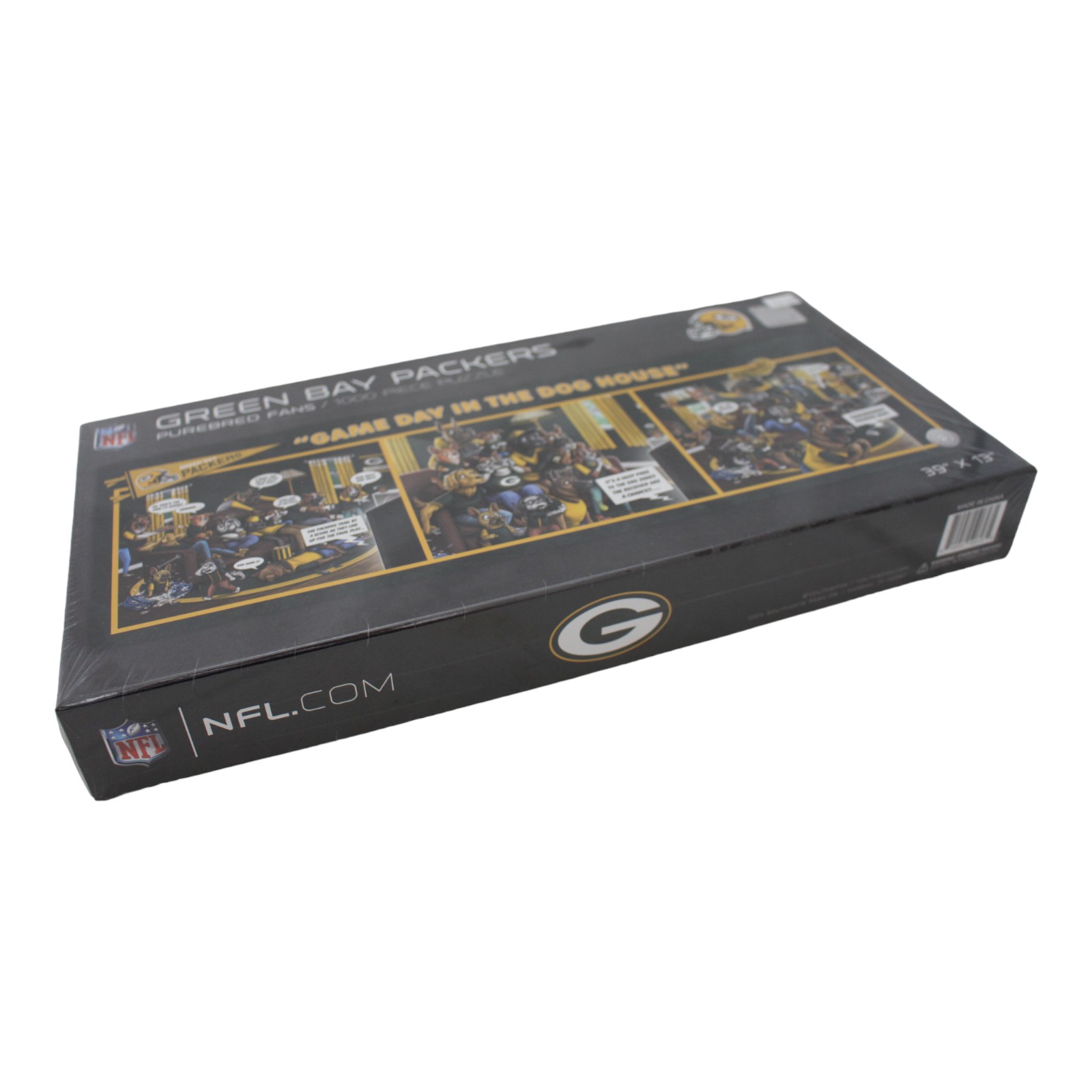 Green Bay Packers 39"x13" YouTheFan 1000 Piece Purebread Puzzle
