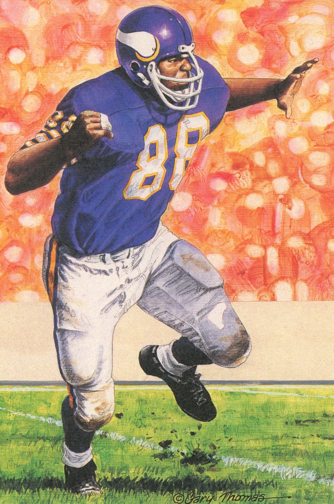 Alan Page Minnesota Vikings Goal Line Art Card Series 4 No. 113 LE /5000 58132
