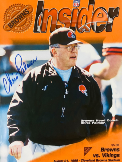 Chris Palmer Signed Cincinnati Bengals 8/21/1999 Insider Magazine Beckett