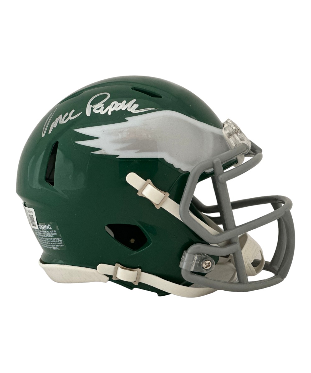 Vince Papale Autographed Philadelphia Eagles Mini Helmet Beckett