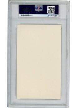 Buddy Parker Autographed/Signed Chicago Cardinals Index Card Slabbed PSA 54916