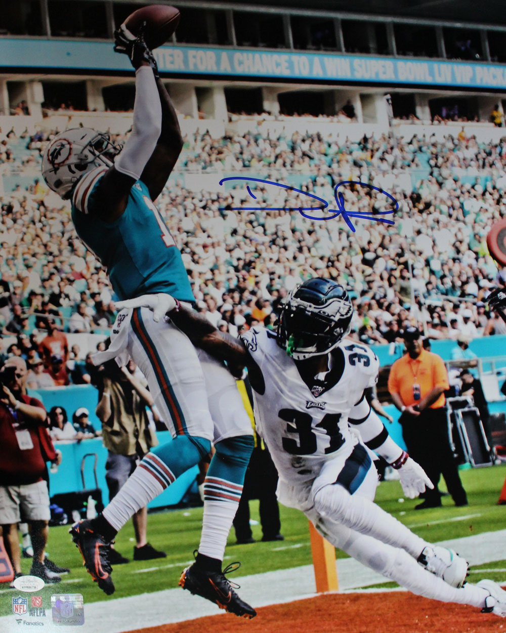 Devante Parker Autographed/Signed Miami Dolphins 16x20 Photo JSA 28013 PF