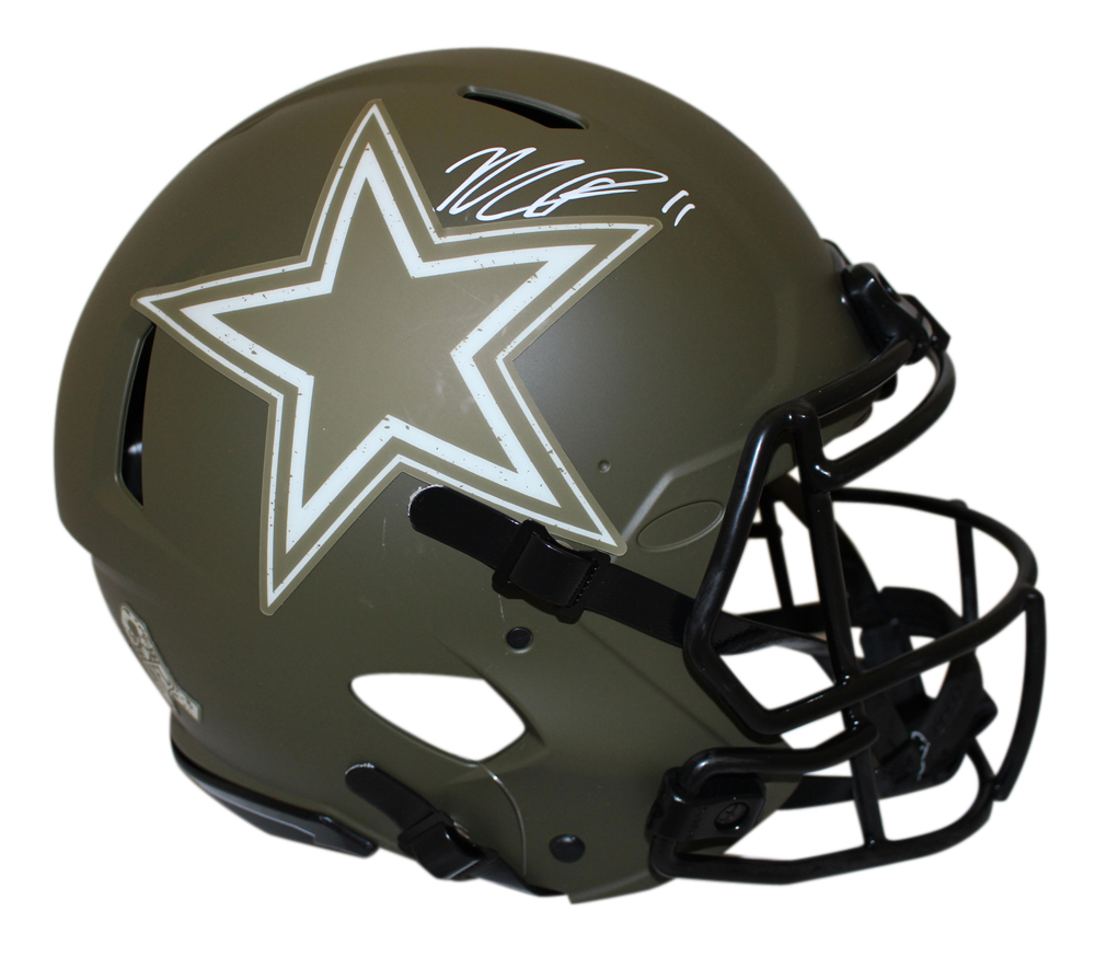 Micah Parsons Autographed Dallas Cowboys Authentic Salute Helmet FAN