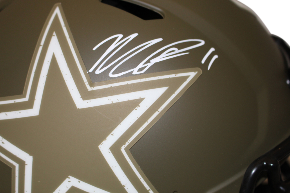 Micah Parsons Autographed Dallas Cowboys Authentic Salute Helmet FAN