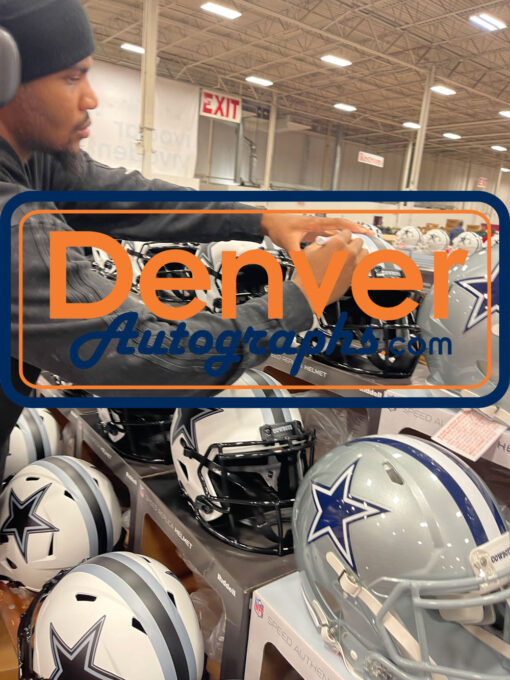 Micah Parsons Autographed/Signed Dallas Cowboys Lunar F/S Helmet FAN 45782