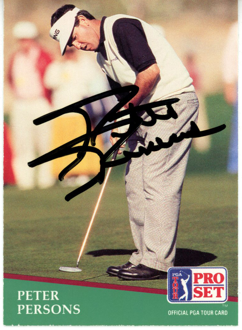 Peter Parsons Autographed 1991 Pro Set #22 Trading Card Beckett 44885