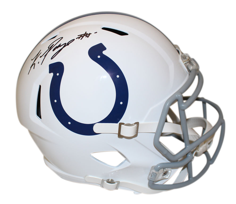 Kwity Paye Autographed Indianapolis Colts F/S Speed Helmet Beckett