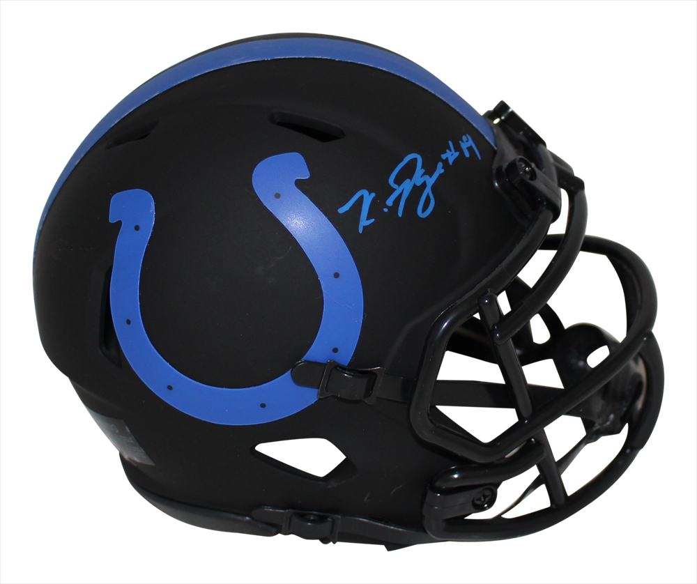 Kwity Paye Autographed/Signed Indianapolis Colts Eclipse Mini Helmet BAS
