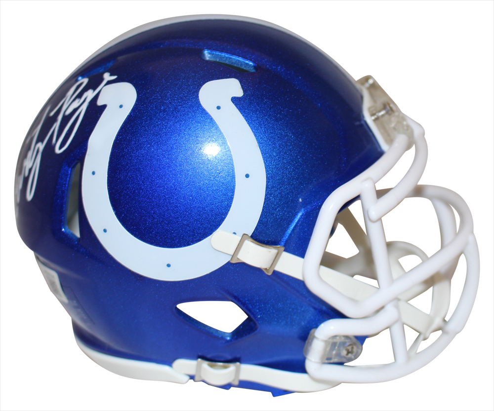 Kwity Paye Autographed Indianapolis Colts Flash Mini Helmet Beckett