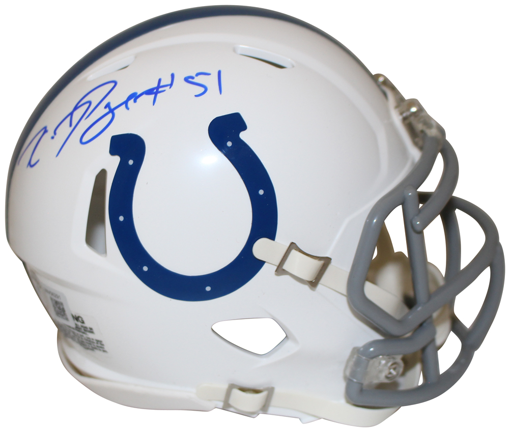 Kwity Paye Autographed Indianapolis Colts Speed Mini Helmet Beckett