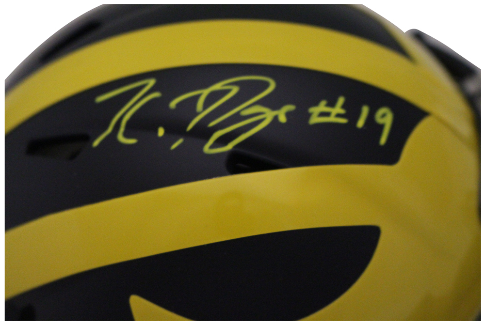Kwity Paye Autographed Michigan Wolverines Speed Mini Helmet Beckett