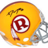 Daron Payne Autographed/Signed Washington Redskins TB Mini Helmet JSA 24079