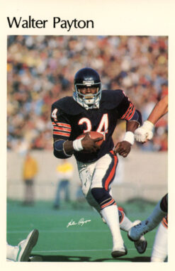 Walter Payton Chicago Bears Mini Poster 13/50 Marketcom 46215
