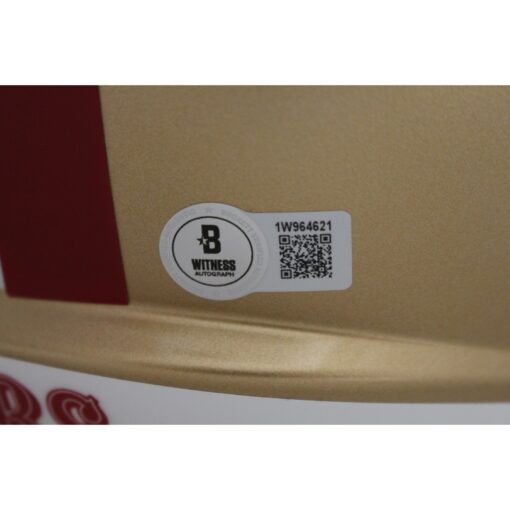 Ricky Pearsall Autographed San Francisco 49ers F/S Speed Helmet Beckett 47993