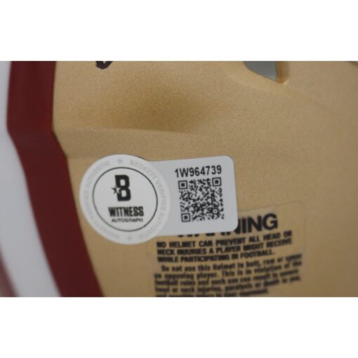 Ricky Pearsall Autographed San Francisco 49ers Speed Mini Helmet Beckett 48060