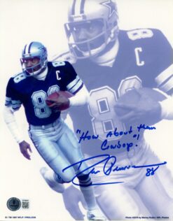 Drew Pearson Autographed Dallas Cowboys 8x10 Photo How About Them Beckett 56642