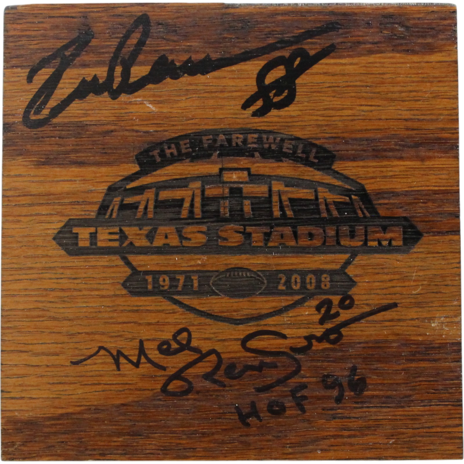 Drew Pearson Mel Renfro Signed Dallas Cowboys Texas Stadium Block Beckett 54984 2 Drew Pearson Mel Renfro Signed Dallas Cowboys Texas Stadium Block Beckett 54984