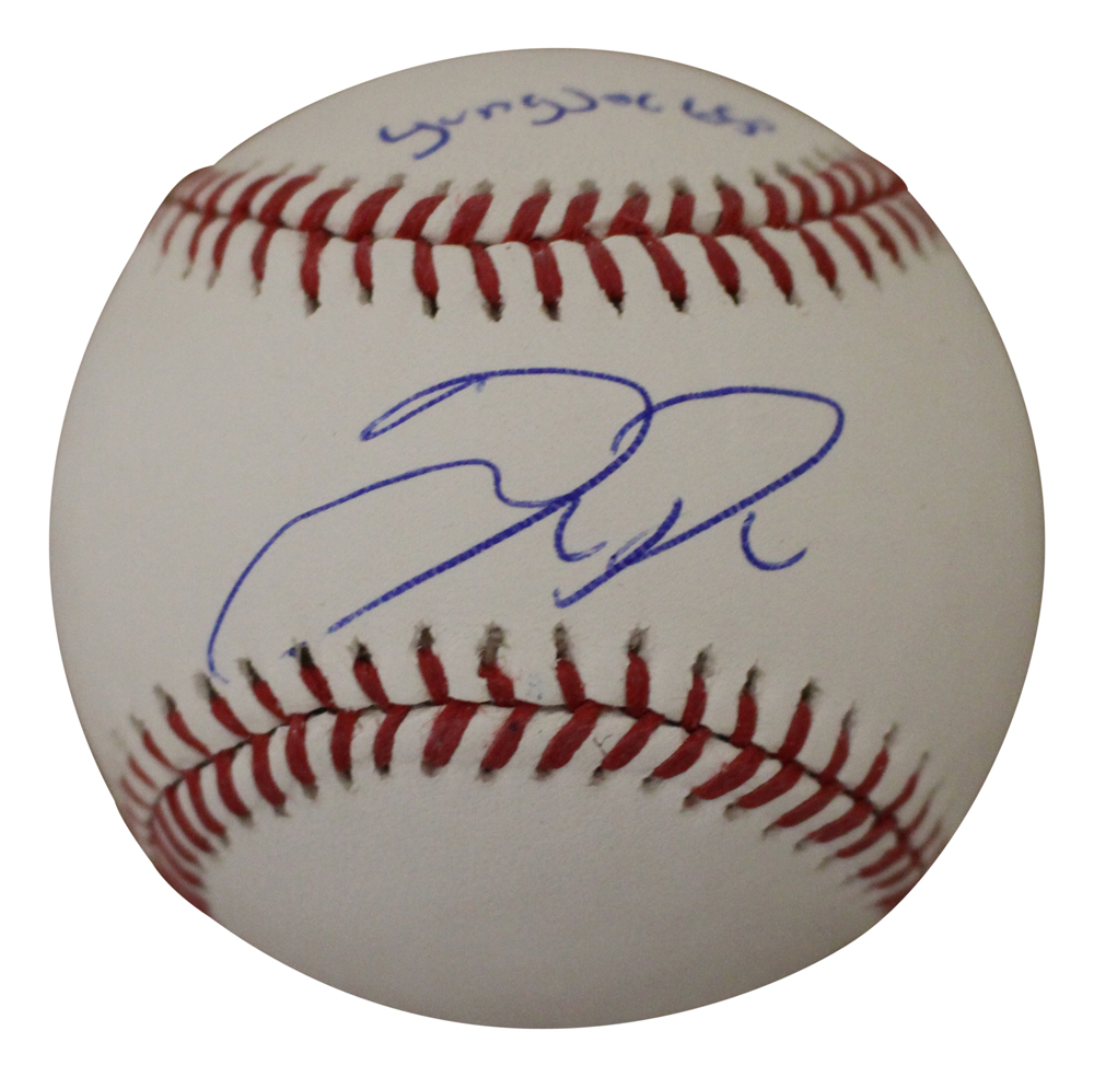 Joc Pederson Autographed Los Angeles Dodgers OML Baseball Young Joc BAS 27372