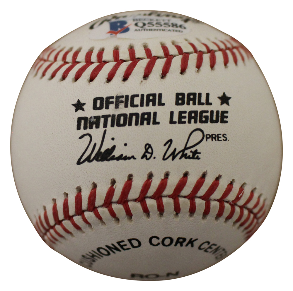 Terry Pendleton Autographed Atlanta Braves National League Baseball BAS