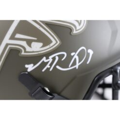 Michael Penix Autographed Atlanta Falcons F/S 22 STS Helmet Beckett 54770