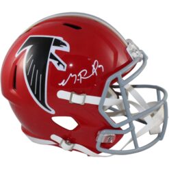 Michael Penix Autographed Atlanta Falcons F/S TB Helmet Beckett Witness 54782