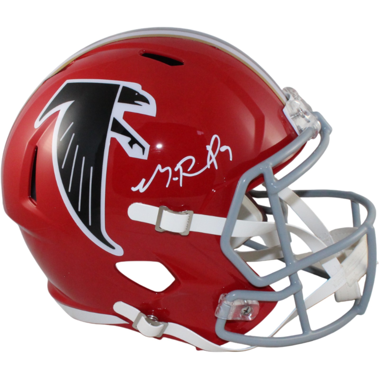 Michael Penix Autographed Atlanta Falcons F/S TB Helmet Beckett Witness 54782