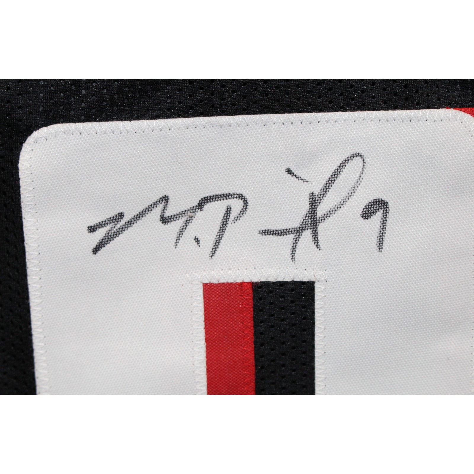 Michael Penix Autographed/Signed Pro Style Sz XL Black Jersey Beckett 54779 2 Michael Penix Autographed/Signed Pro Style Sz XL Black Jersey Beckett 54779