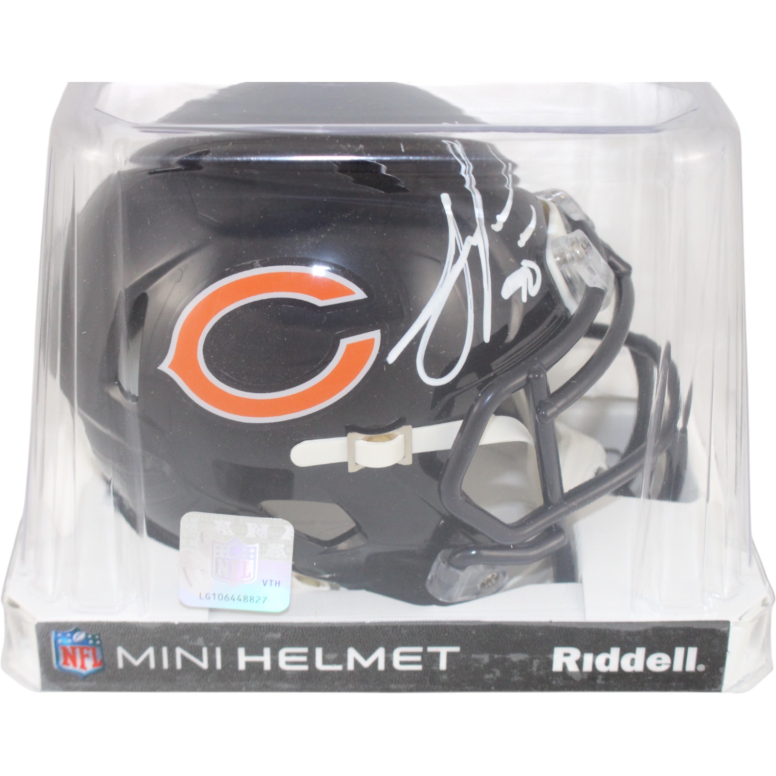Julius Peppers Autographed Chicago Bears Mini Helmet Beckett Witness 51775 5 Julius Peppers Autographed Chicago Bears Mini Helmet Beckett Witness 51775