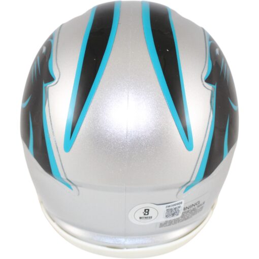 Julius Peppers Autographed Carolina Panthers Mini Helmet HOF Beckett WIT 51773