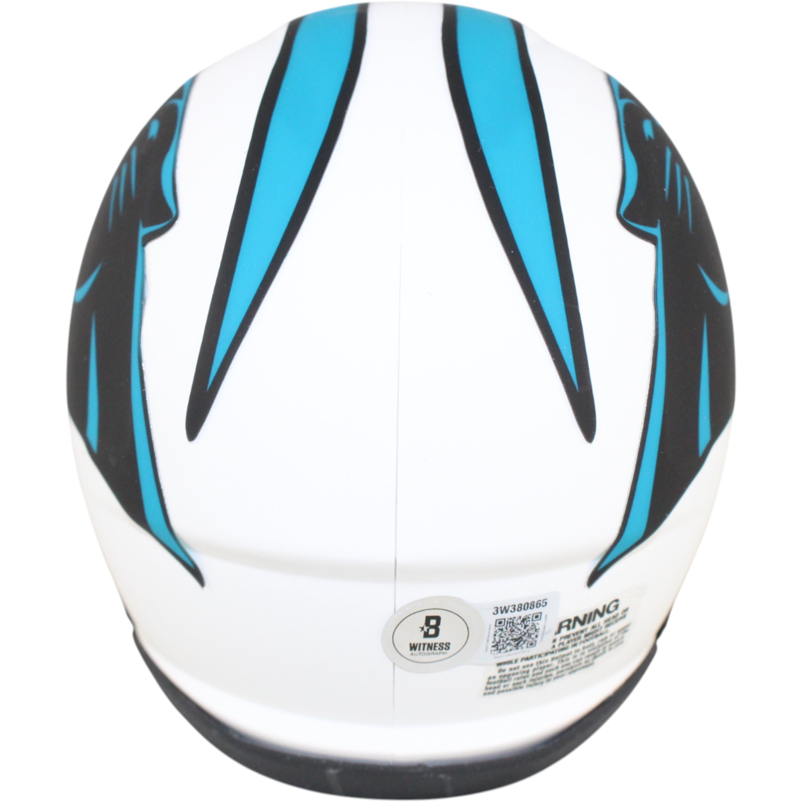 Julius Peppers Autographed Carolina Panthers Lunar Mini Helmet Beckett WIT 51769 2 Julius Peppers Autographed Carolina Panthers Lunar Mini Helmet Beckett WIT 51769