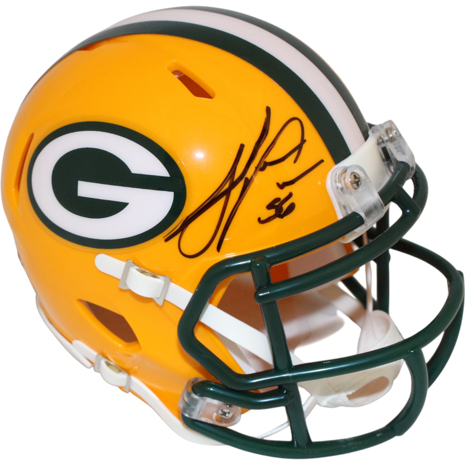 Julius Peppers Autographed Green Bay Packers Mini Helmet Beckett Witness 51777