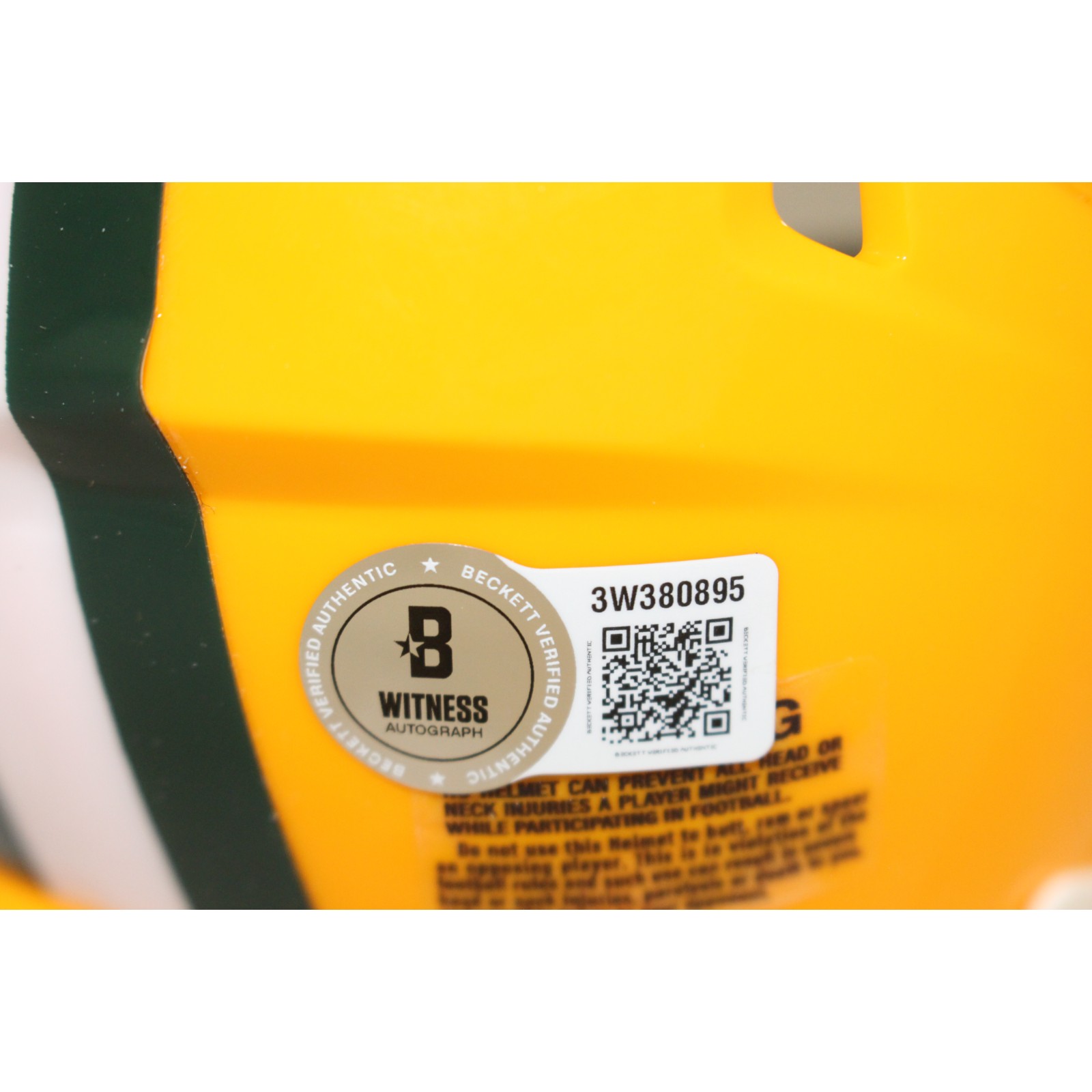 Julius Peppers Autographed Green Bay Packers Mini Helmet Beckett Witness 51777 4 Julius Peppers Autographed Green Bay Packers Mini Helmet Beckett Witness 51777
