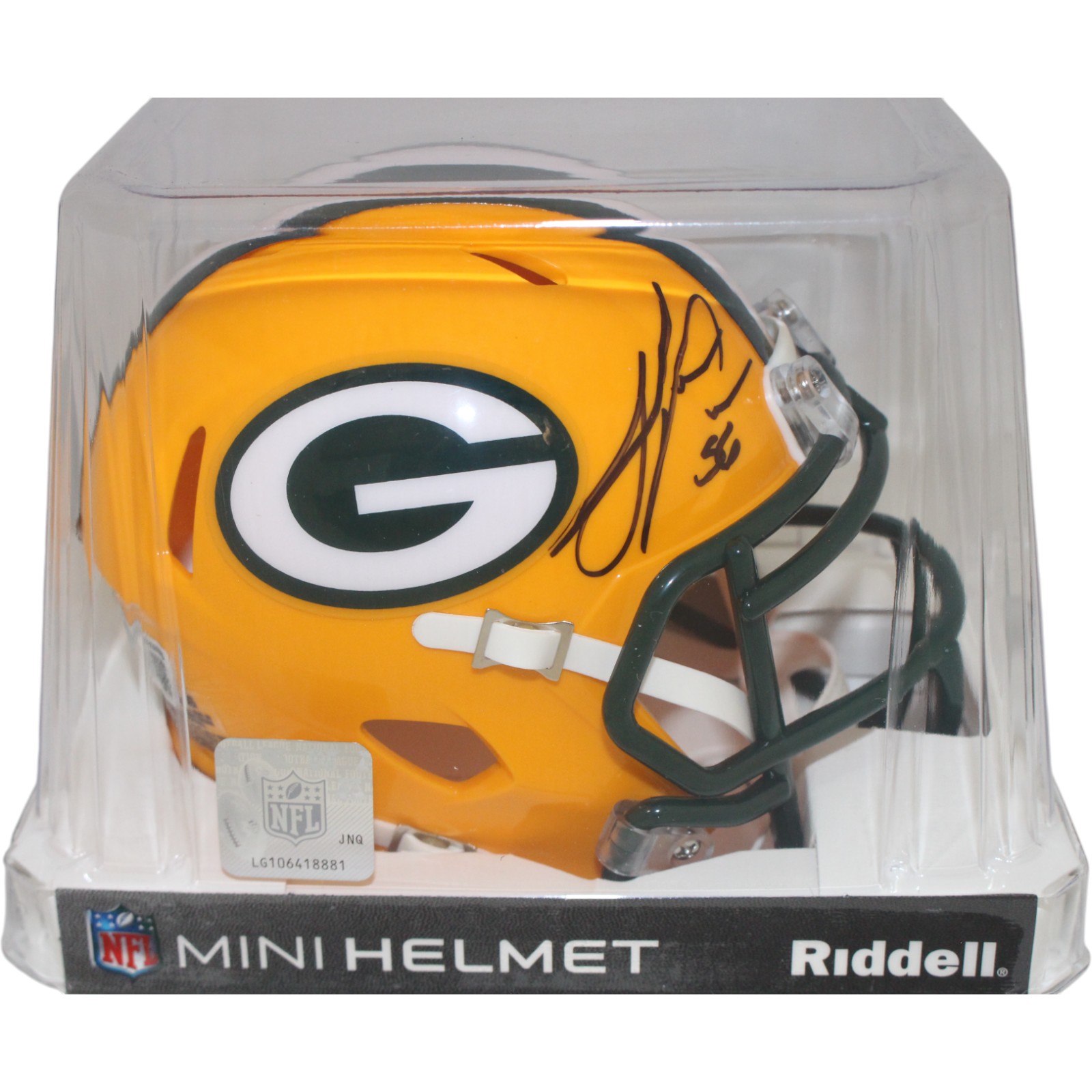 Julius Peppers Autographed Green Bay Packers Mini Helmet Beckett Witness 51777 5 Julius Peppers Autographed Green Bay Packers Mini Helmet Beckett Witness 51777