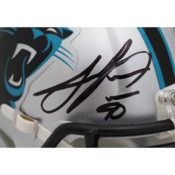 Julius Peppers Autographed Carolina Panthers Speed Mini Helmet Beckett 48138