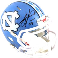 Julius Peppers Autographed North Carolina Tar Heels Mini Helmet Beckett W 51778