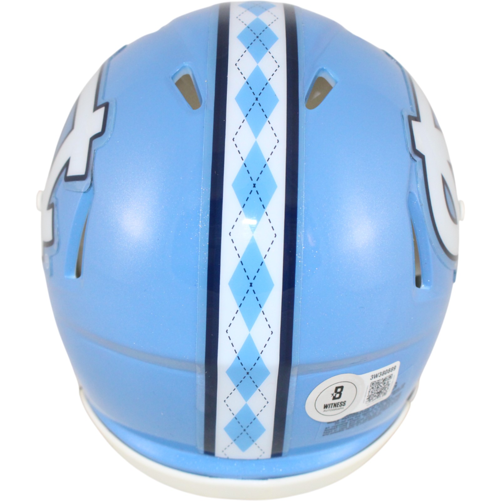Julius Peppers Autographed North Carolina Tar Heels Mini Helmet Beckett W 51778 3 Julius Peppers Autographed North Carolina Tar Heels Mini Helmet Beckett W 51778