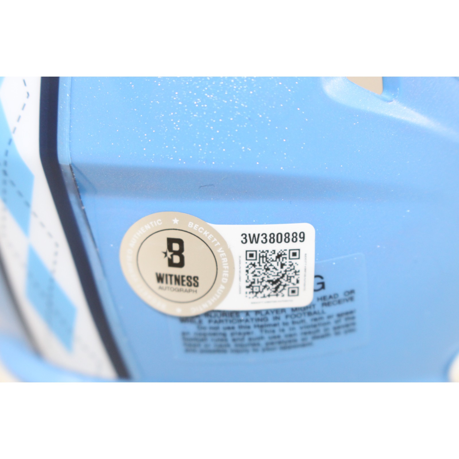 Julius Peppers Autographed North Carolina Tar Heels Mini Helmet Beckett W 51778 4 Julius Peppers Autographed North Carolina Tar Heels Mini Helmet Beckett W 51778