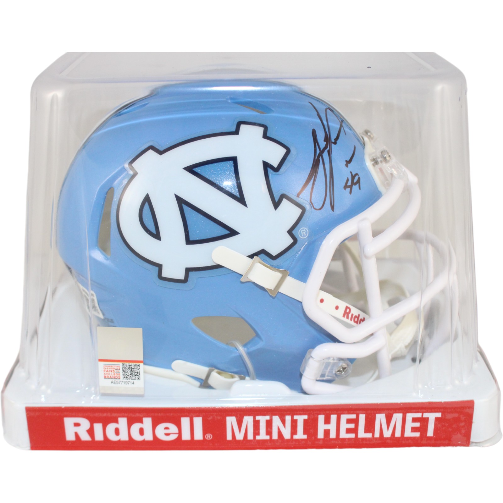 Julius Peppers Autographed North Carolina Tar Heels Mini Helmet Beckett W 51778 5 Julius Peppers Autographed North Carolina Tar Heels Mini Helmet Beckett W 51778