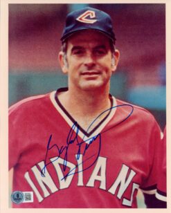 Gaylord Perry Autographed/Signed Cleveland Indians 8x10 Photo Beckett 57334