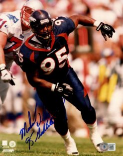 Michael Dean Perry Autographed Denver Broncos 8x10 Photo Beckett 51072