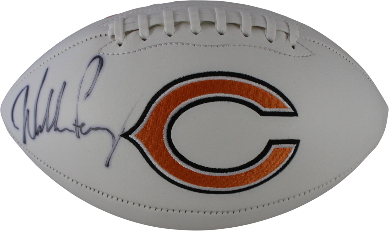 William Perry Autographed/Signed Chicago Bears Logo Football JSA 59381