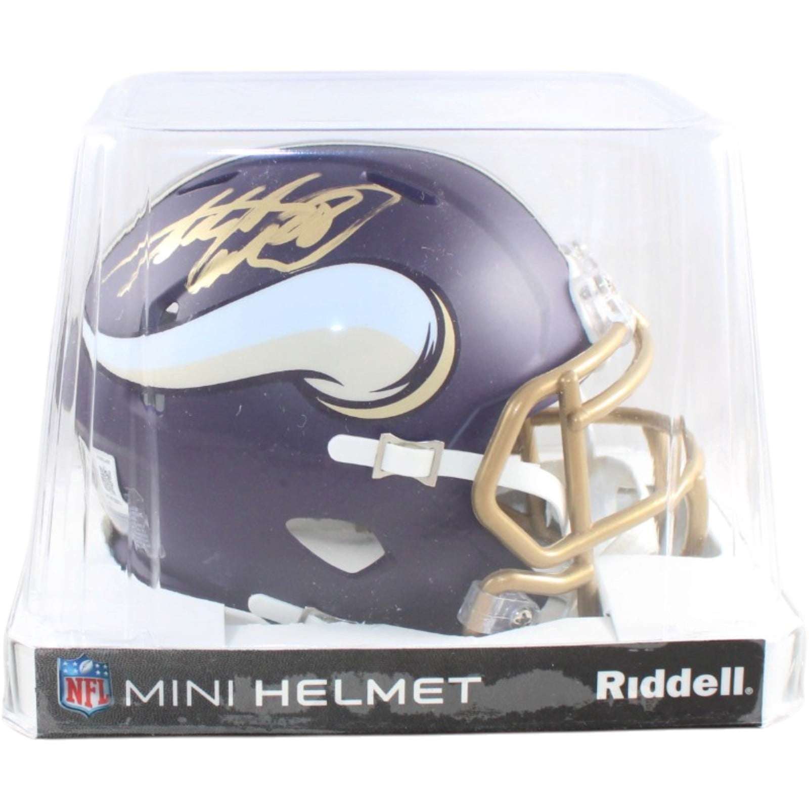 Adrian Peterson Signed Minnesota Vikings Helmet Mini Rival Becket Witness 58811 5 Adrian Peterson Signed Minnesota Vikings Helmet Mini Rival Becket Witness 58811