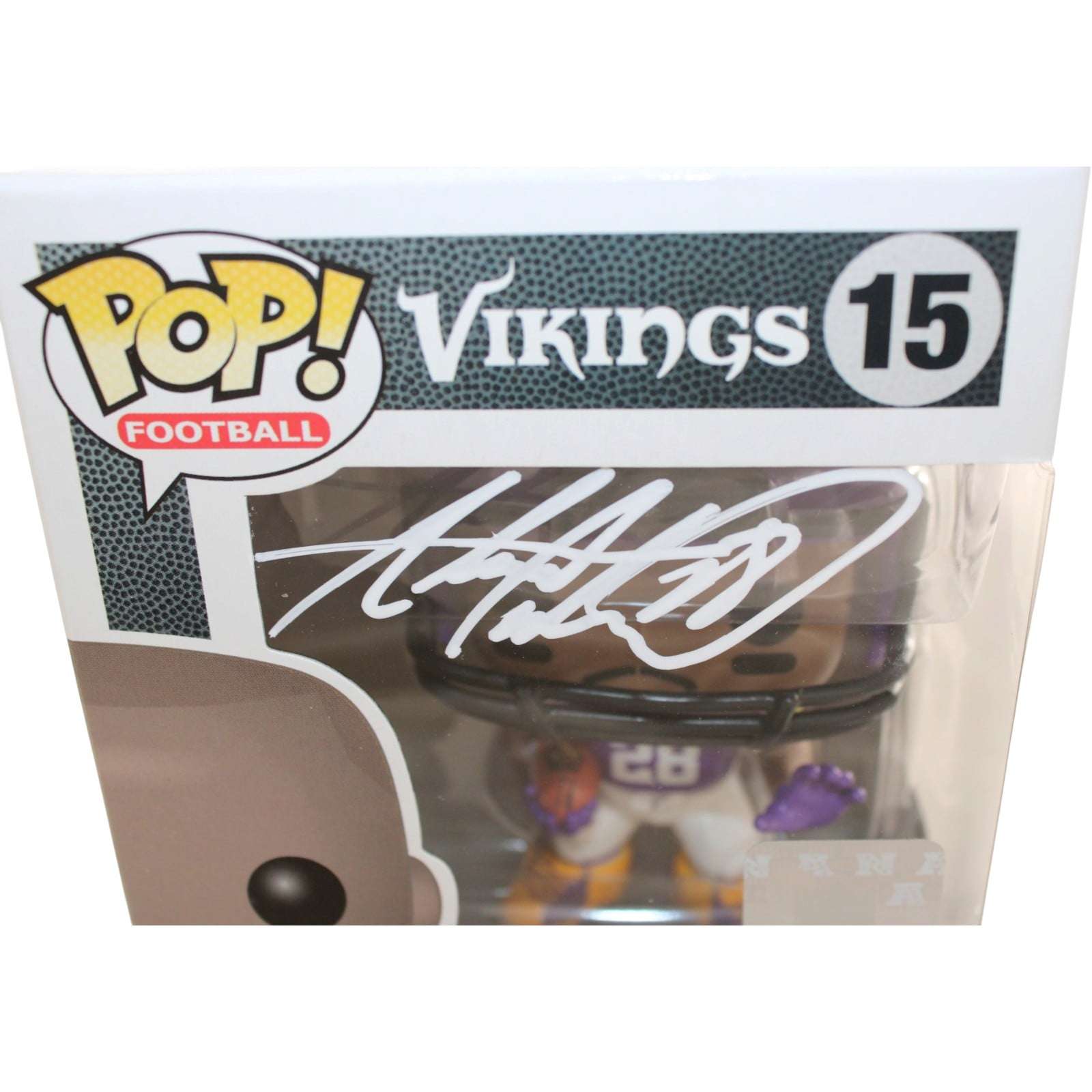 Adrian Peterson Autographed Minnesota Vikings Funko #15 Becket Witness 58838 2 Adrian Peterson Autographed Minnesota Vikings Funko #15 Becket Witness 58838