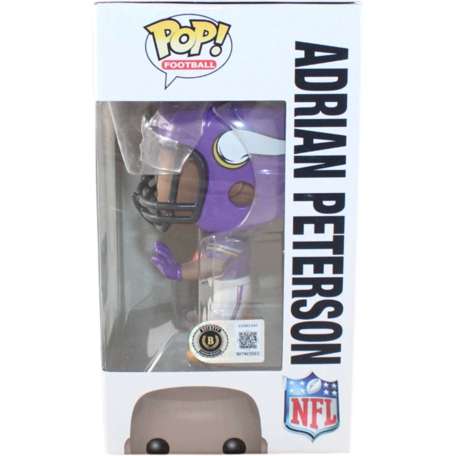 Adrian Peterson Autographed Minnesota Vikings Funko #15 Becket Witness 58838 3 Adrian Peterson Autographed Minnesota Vikings Funko #15 Becket Witness 58838
